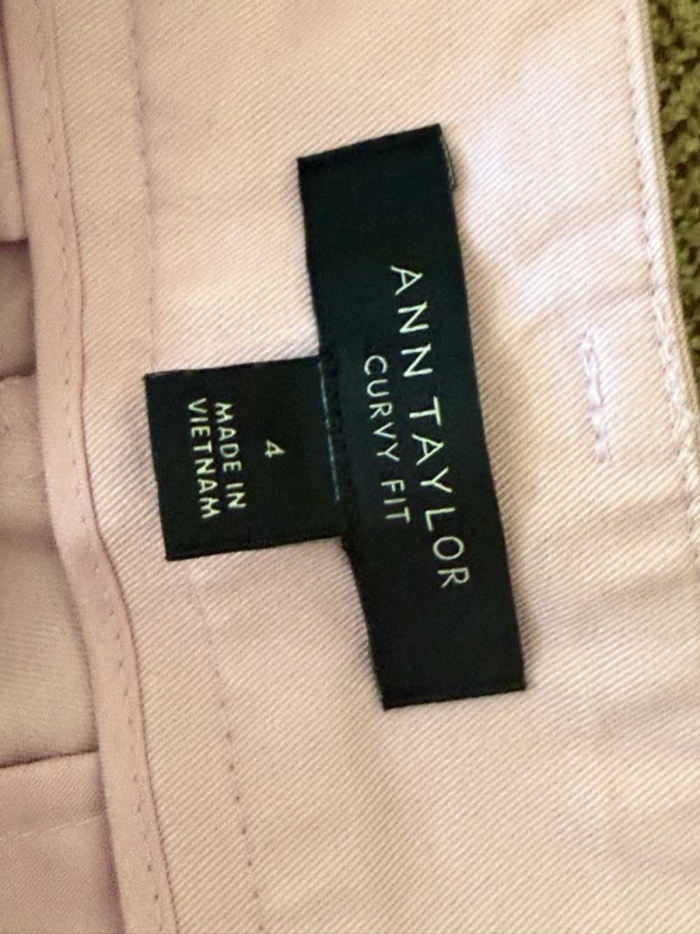 Ann Taylor Lavender Curvy Chino Ankle Pants - Picture 6 of 8